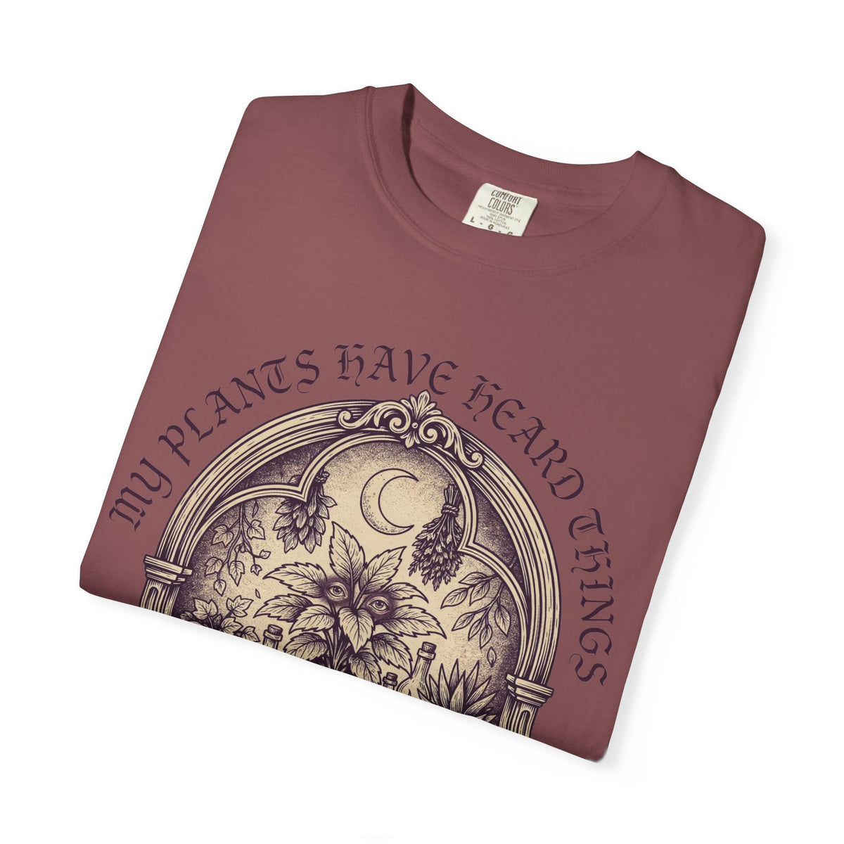 Witchy Plant Shirt, Gothic Botanical Tee, Plant Lover Gift for Her
