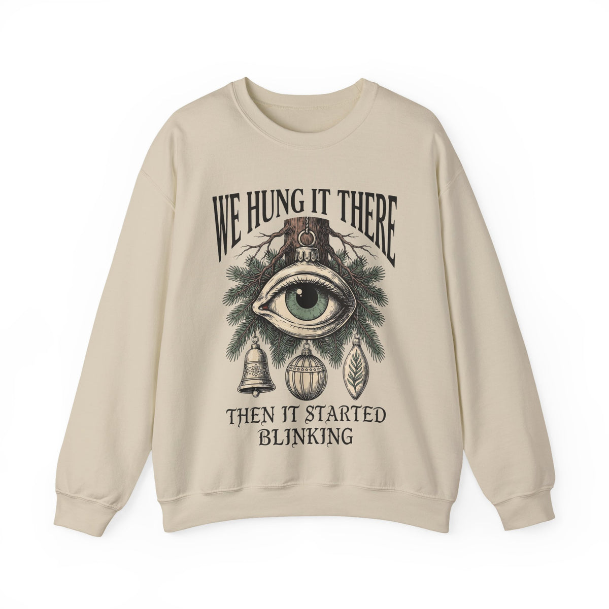 Creepy Christmas, All Seeing Eye Tree Sweatshirt Crewneck Gift