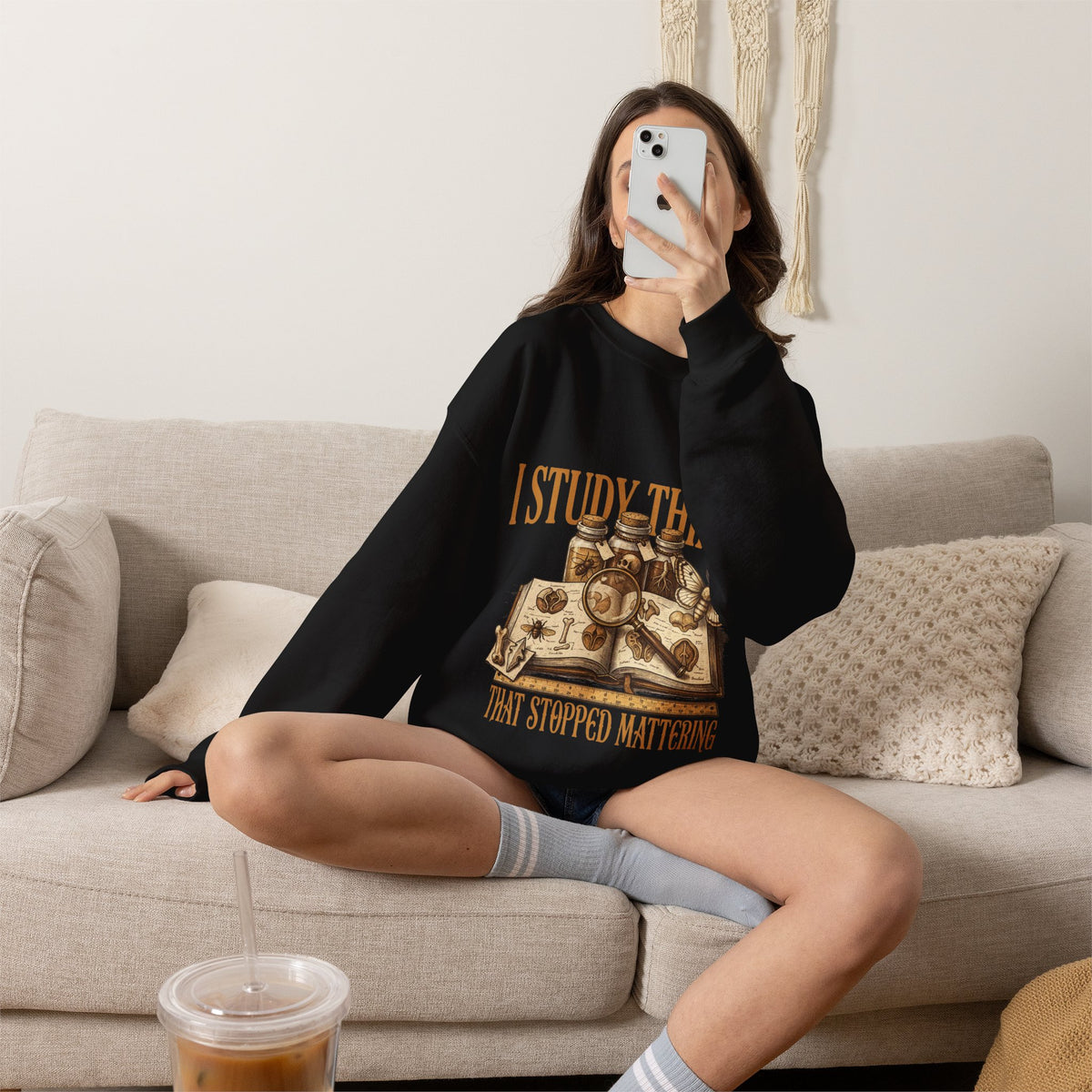 Oddities Collector Sweatshirt, Dark Academia Crewneck, Biology Gift