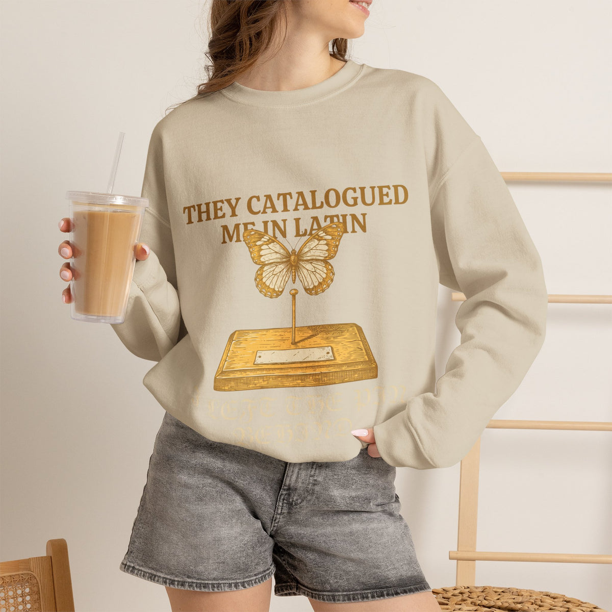 Dark Academia, Butterfly Specimen Sweatshirt Crewneck Top Gift