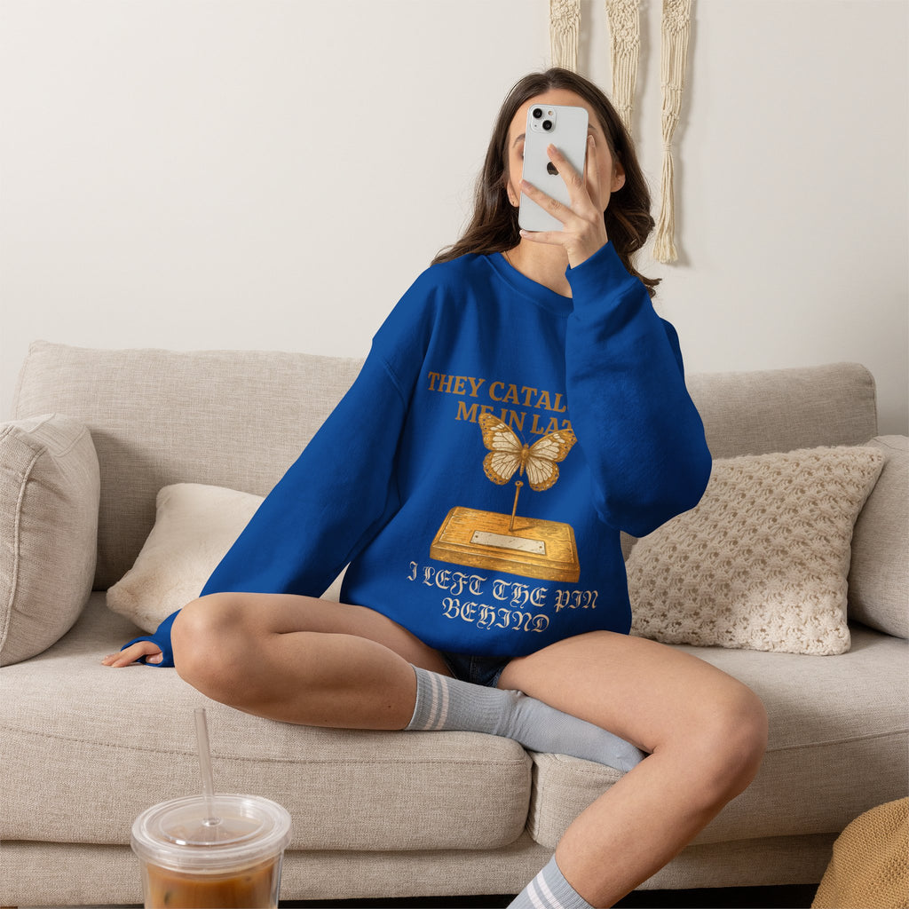 Dark Academia, Butterfly Specimen Sweatshirt Crewneck Top Gift