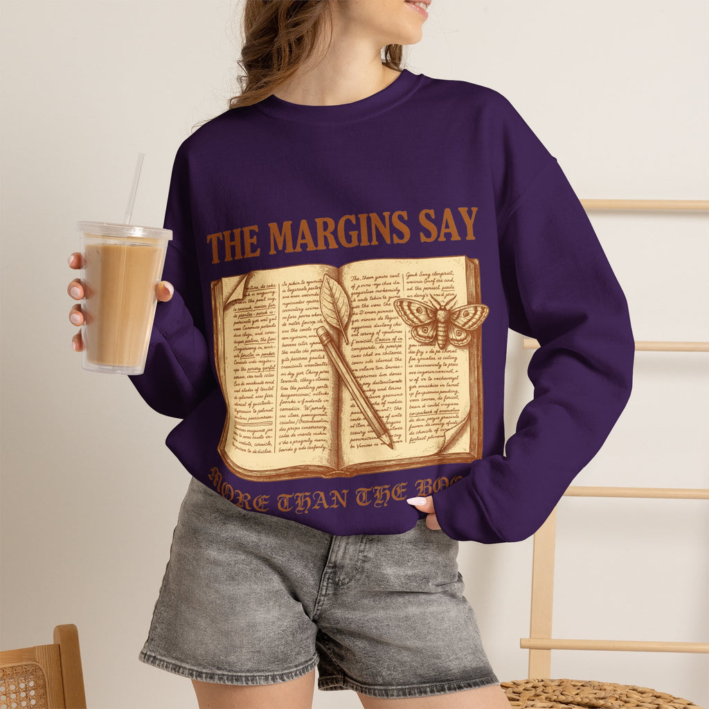 Dark Academia Sweatshirt, Annotated Book Crewneck, Book Lover Gift