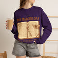 Dark Academia Sweatshirt, Annotated Book Crewneck, Book Lover Gift