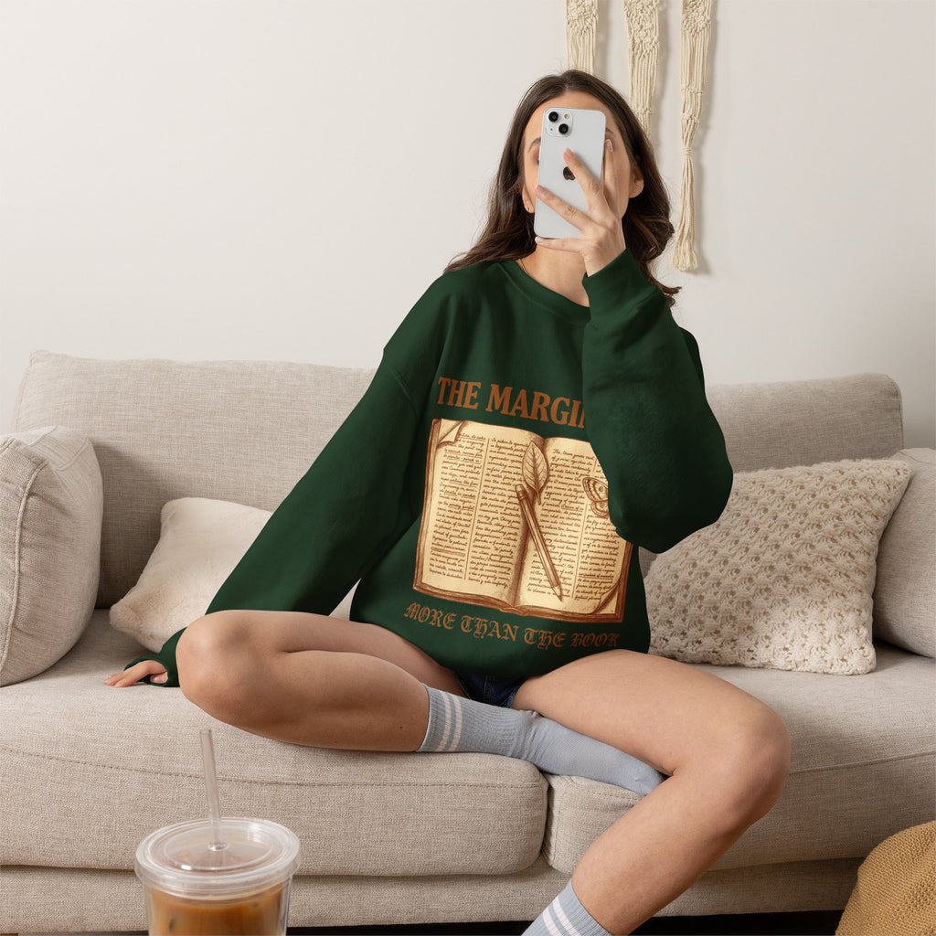 Dark Academia Sweatshirt, Annotated Book Crewneck, Book Lover Gift