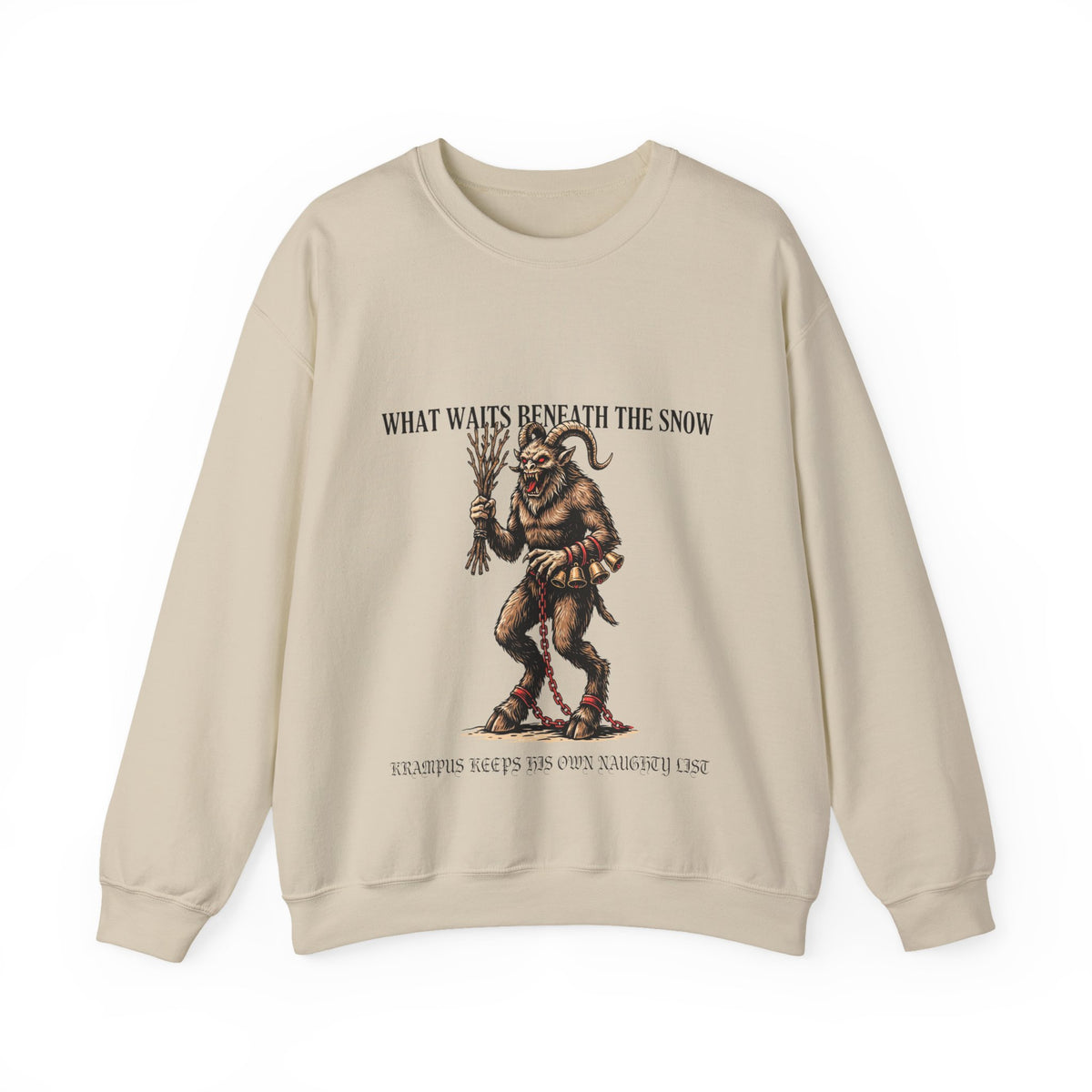 Krampus Sweatshirt, Vintage Gothic Christmas Folklore Crewneck Top