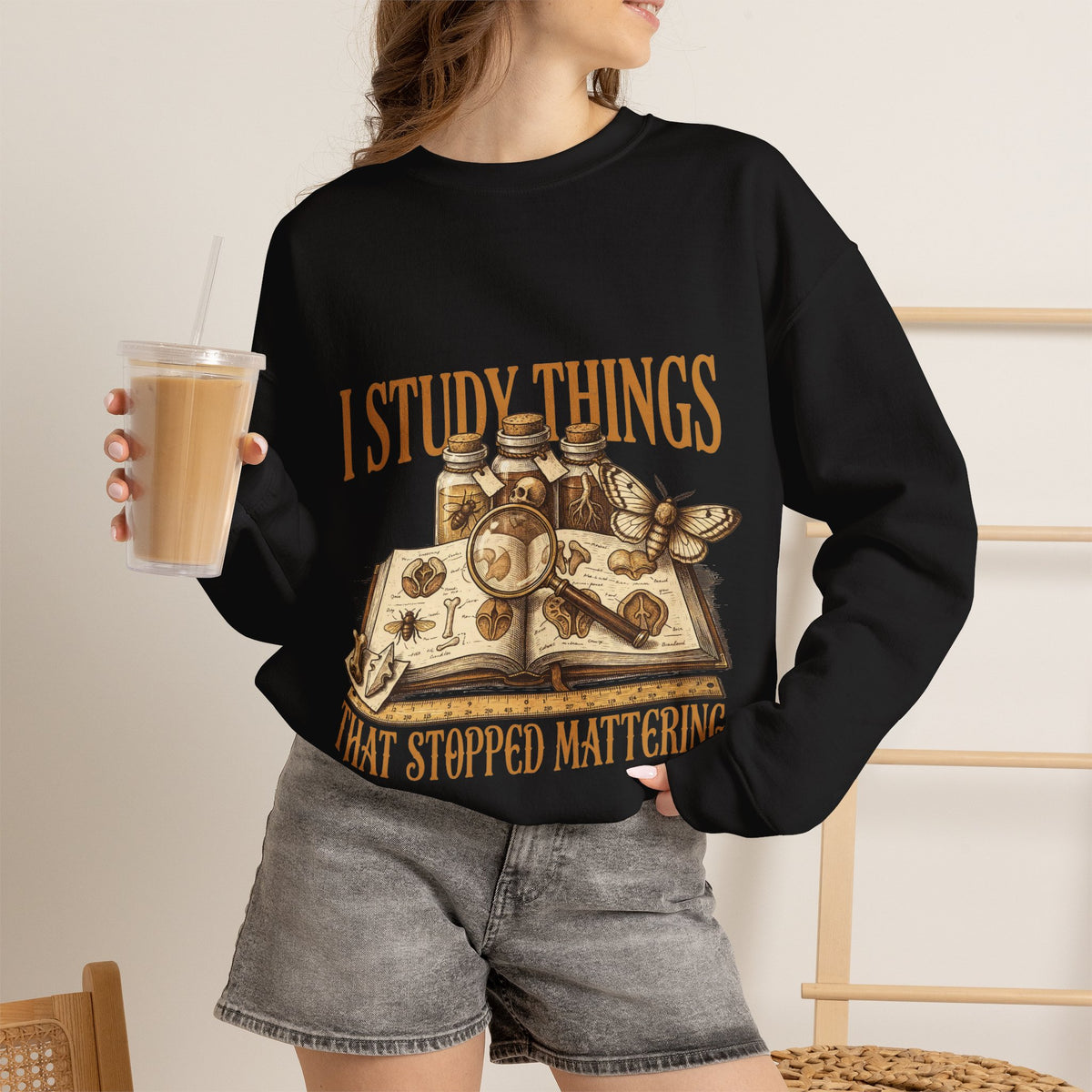 Oddities Collector Sweatshirt, Dark Academia Crewneck, Biology Gift