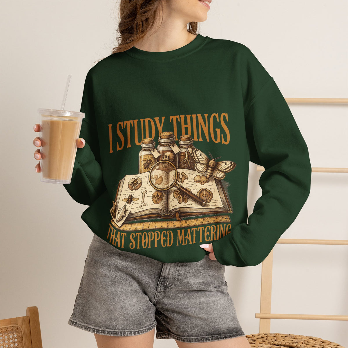 Oddities Collector Sweatshirt, Dark Academia Crewneck, Biology Gift