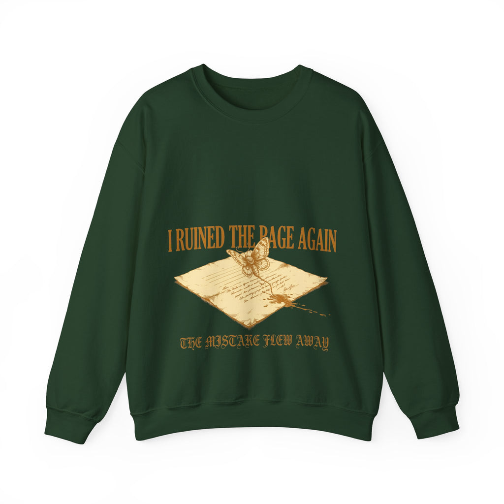 Dark Academia, Ink Blot Butterfly Sweatshirt Crewneck Top Gift