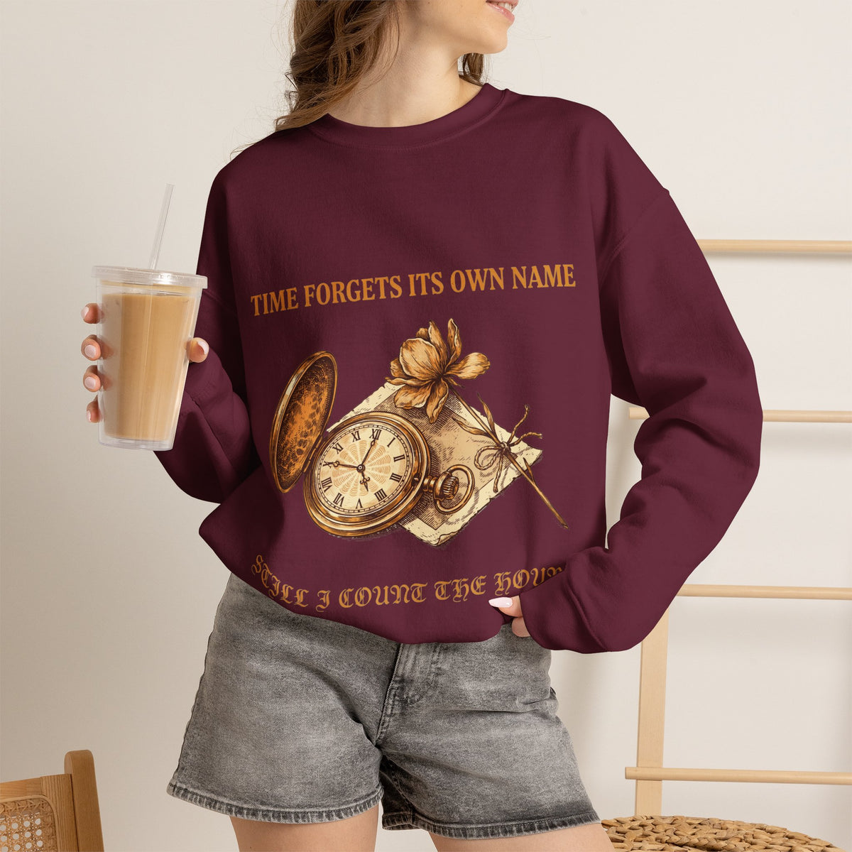Dark Academia, Vintage Pocket Watch Sweatshirt Crewneck Top Gift