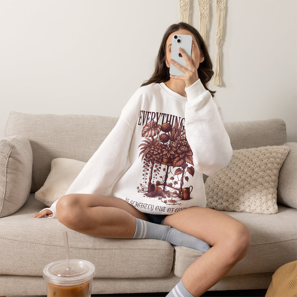 Plant Lady Sweatshirt, Funny Botanical Crewneck, Plant Mom Gift Idea
