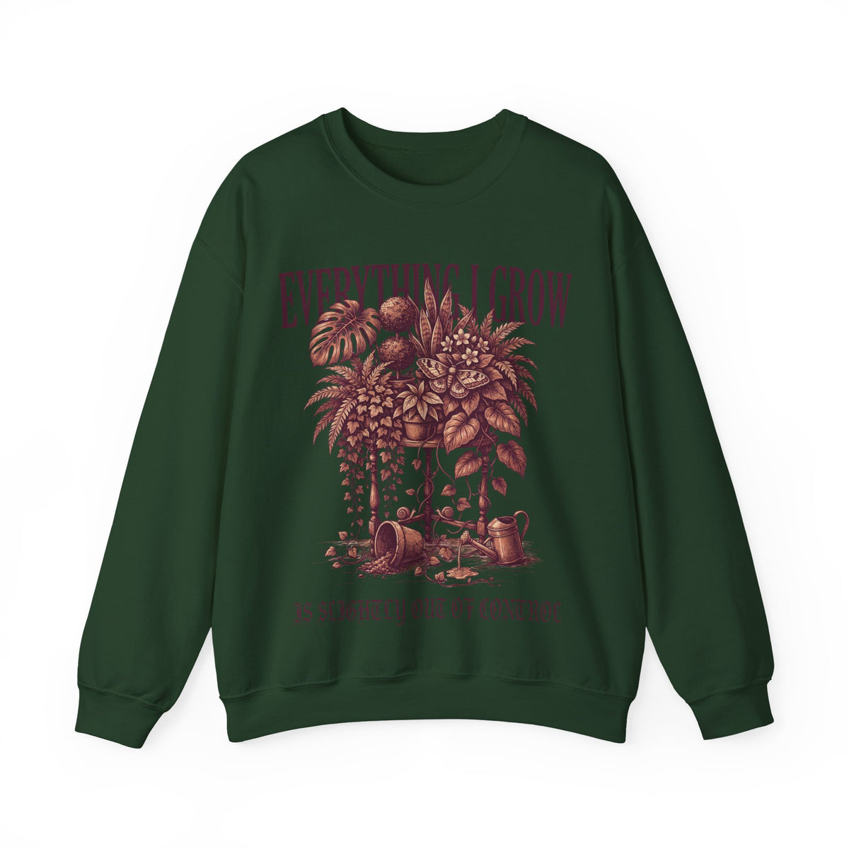 Plant Lady Sweatshirt, Funny Botanical Crewneck, Plant Mom Gift Idea