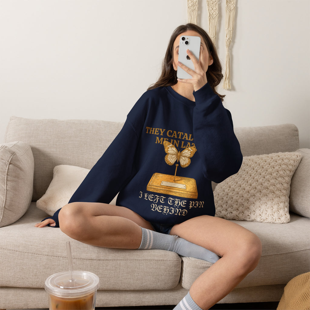 Dark Academia, Butterfly Specimen Sweatshirt Crewneck Top Gift