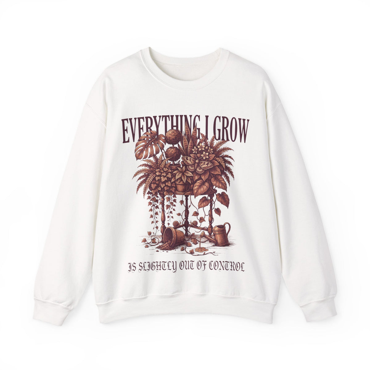 Plant Lady Sweatshirt, Funny Botanical Crewneck, Plant Mom Gift Idea