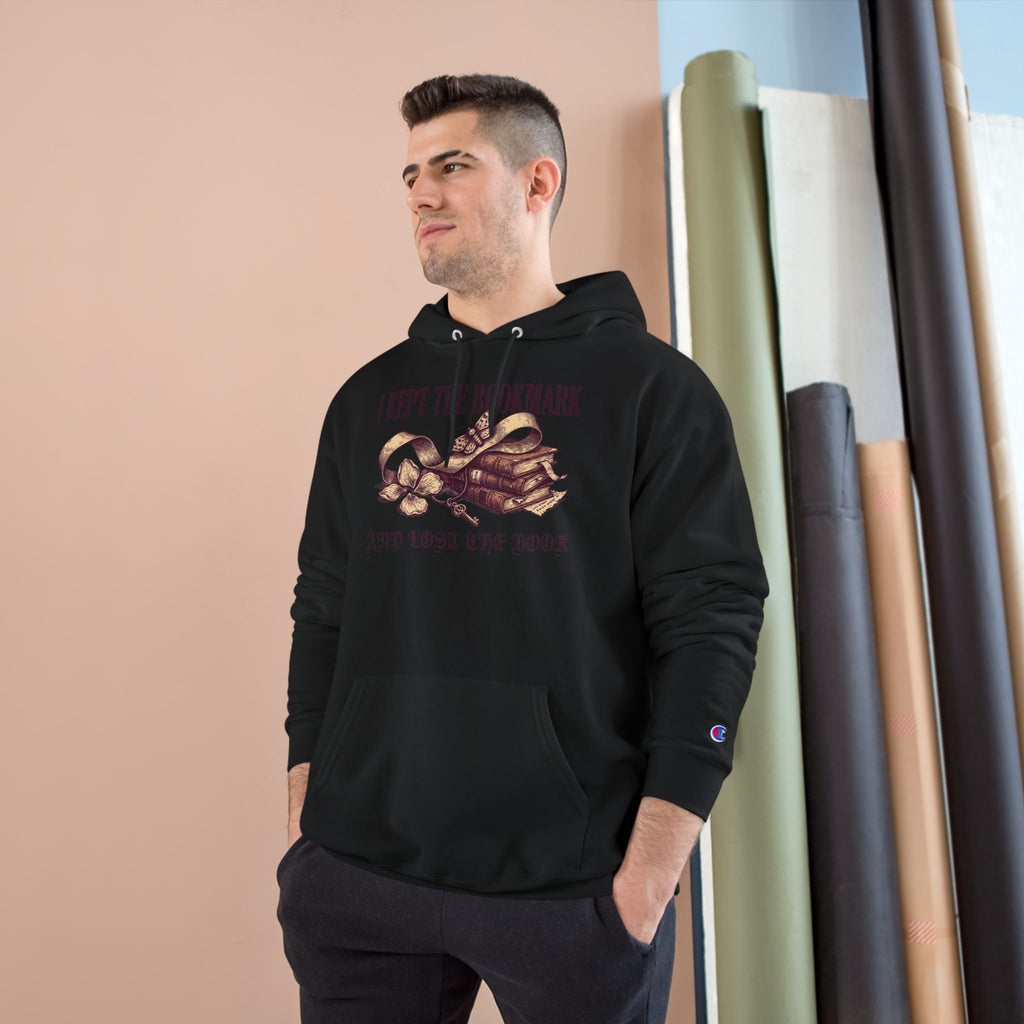 Bookmark Lover Hoodie, Dark Academia Pullover, Book Lover Gift Idea