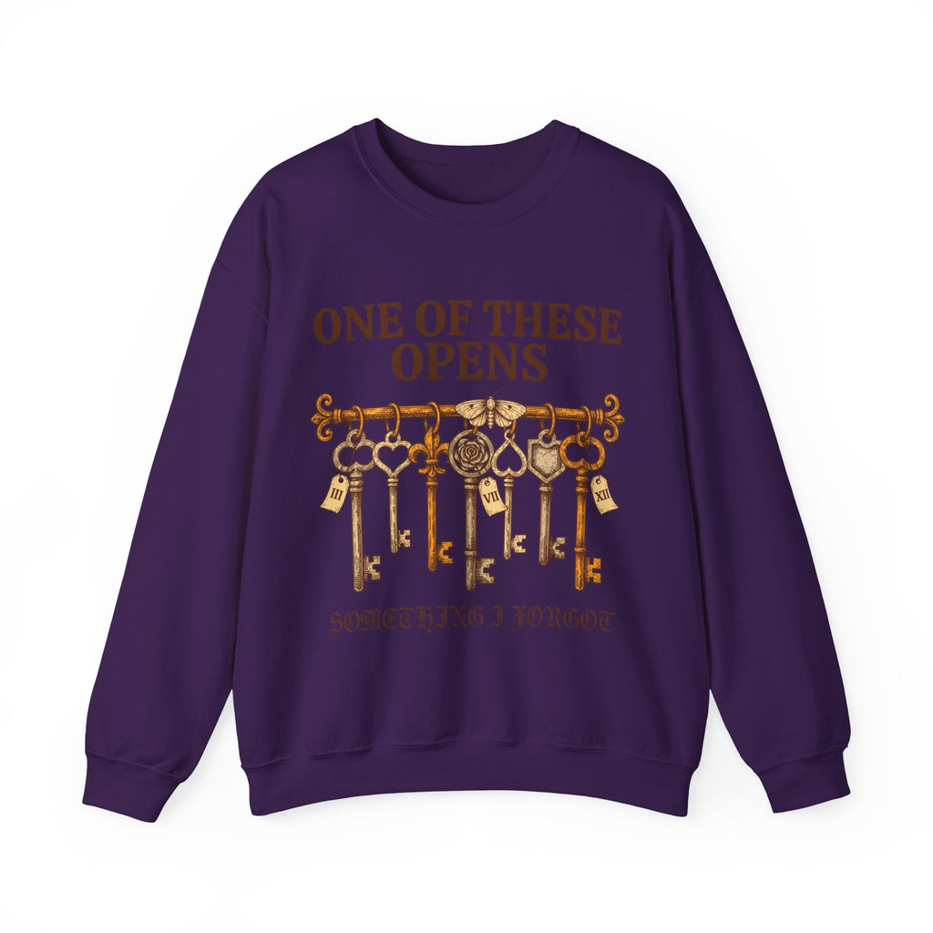 Antique Key Set Sweatshirt, Dark Academia Crewneck, Collector Gift