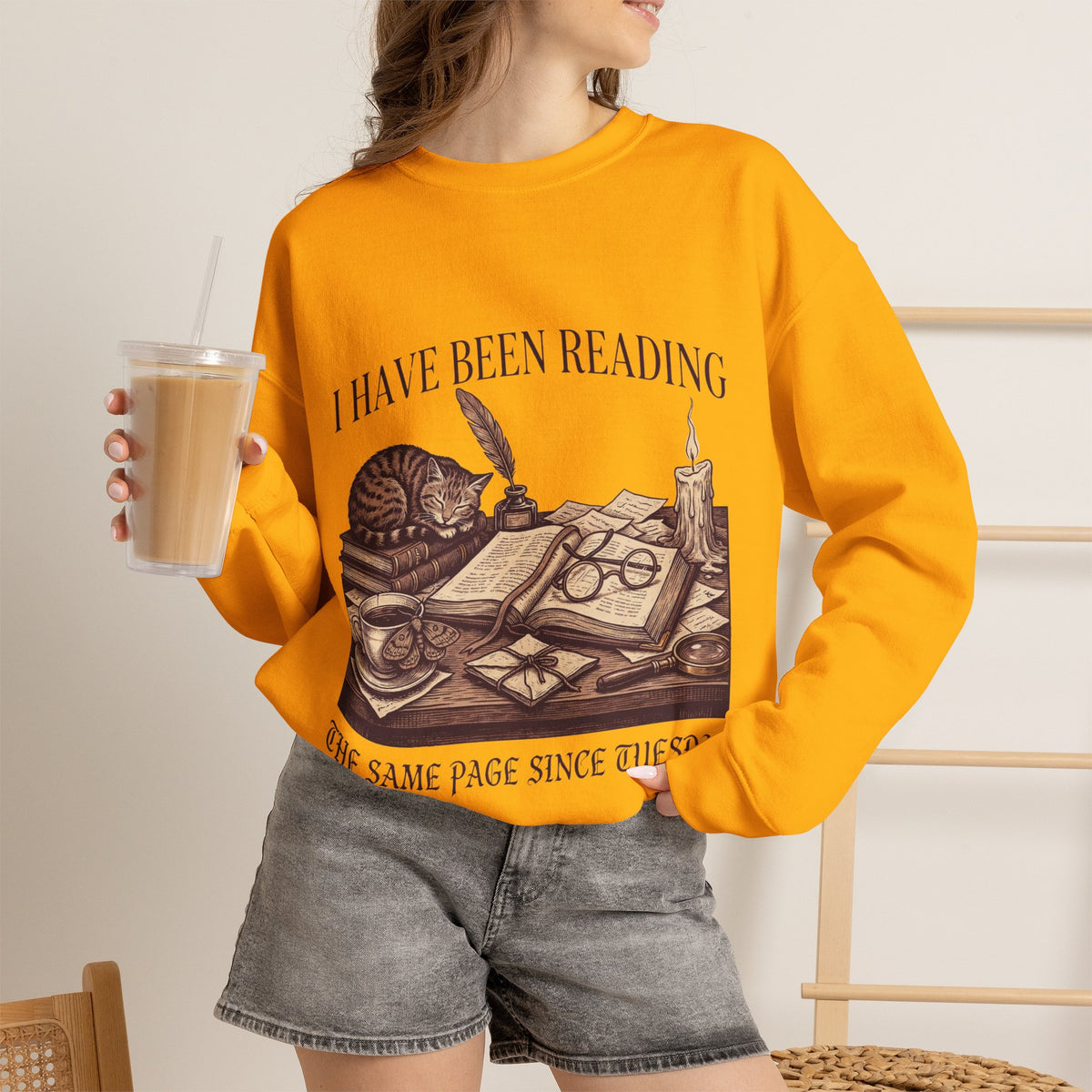 Funny Book Sweatshirt, Dark Academia Crewneck, Reader Gift for Her