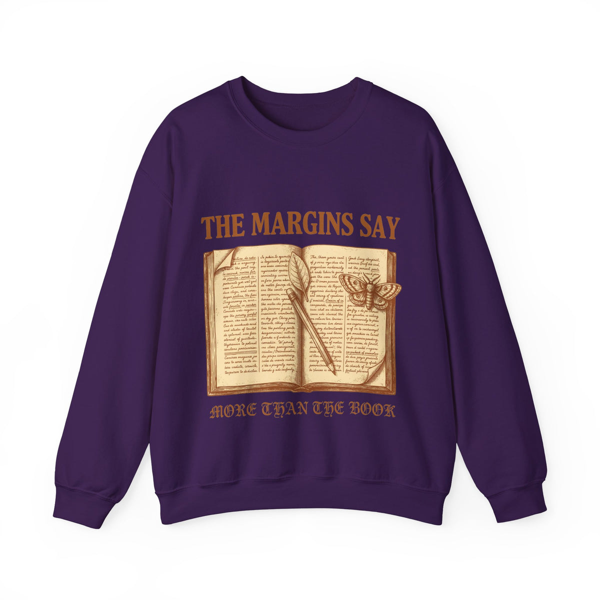 Dark Academia Sweatshirt, Annotated Book Crewneck, Book Lover Gift