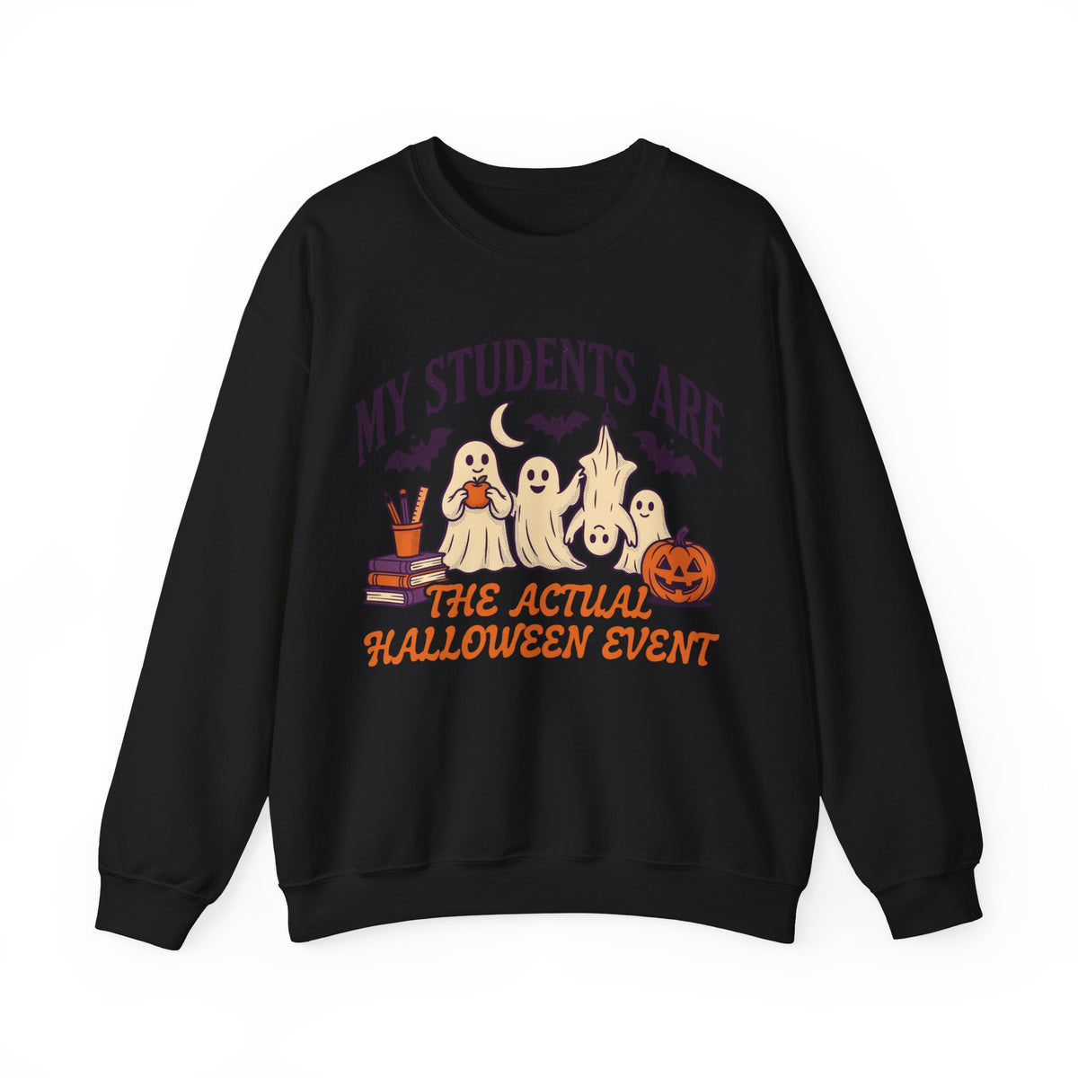Teacher Halloween Sweatshirt, Funny Ghost Crewneck, Teacher Gift Idea